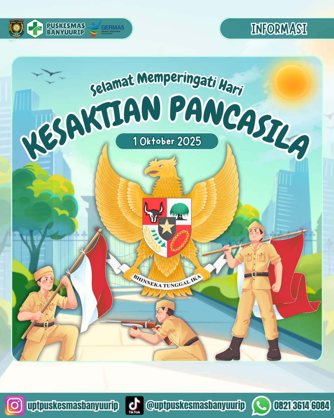 SELAMAT MEMPERINGATI HARI KESAKTIAN PANCASILA